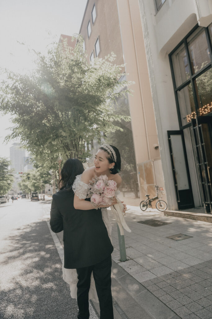 神戸元町旧居留地の前撮り事例