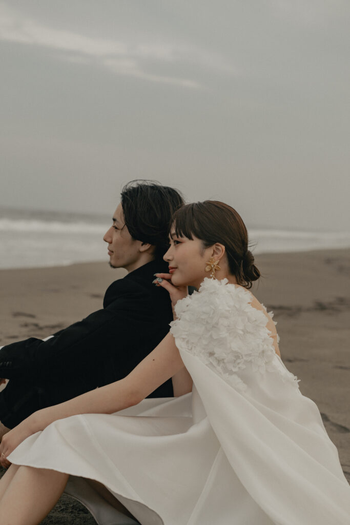 九十九里浜の前撮り事例