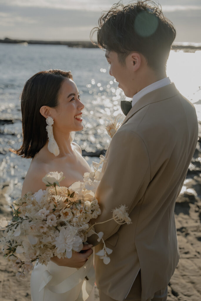 鳥毛洞窟の前撮り事例