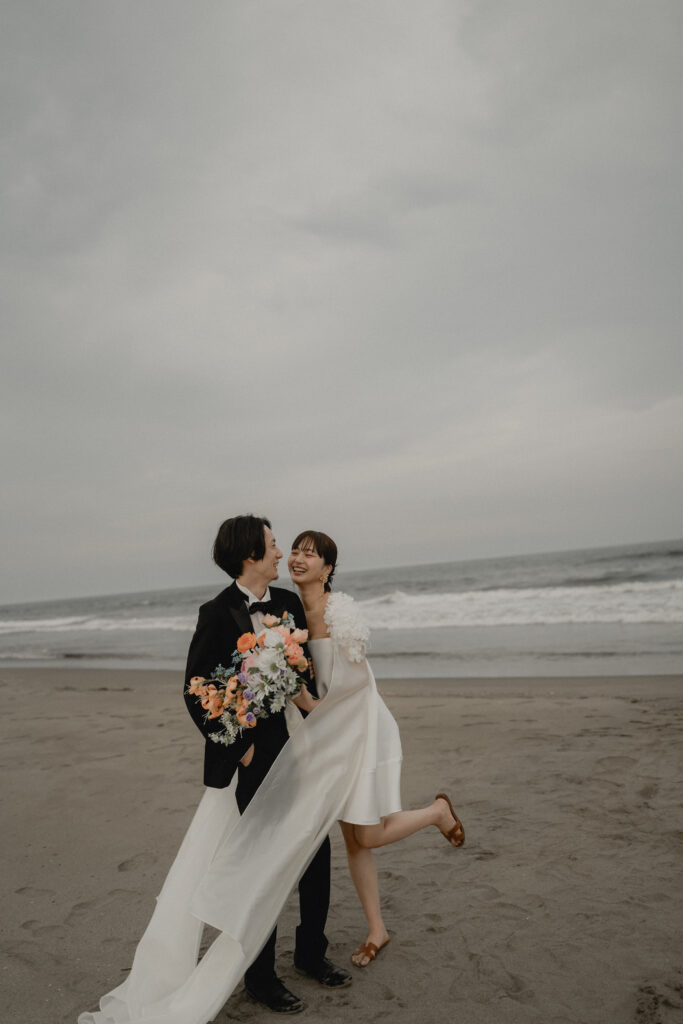 九十九里浜の前撮り事例