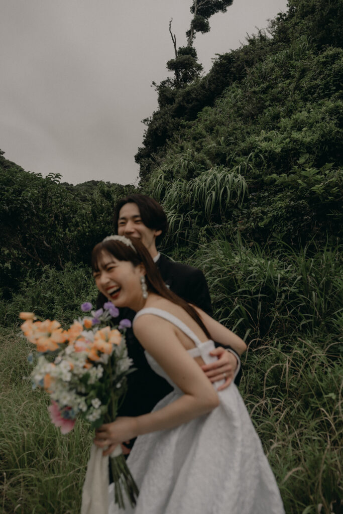 小浦海岸の前撮り事例