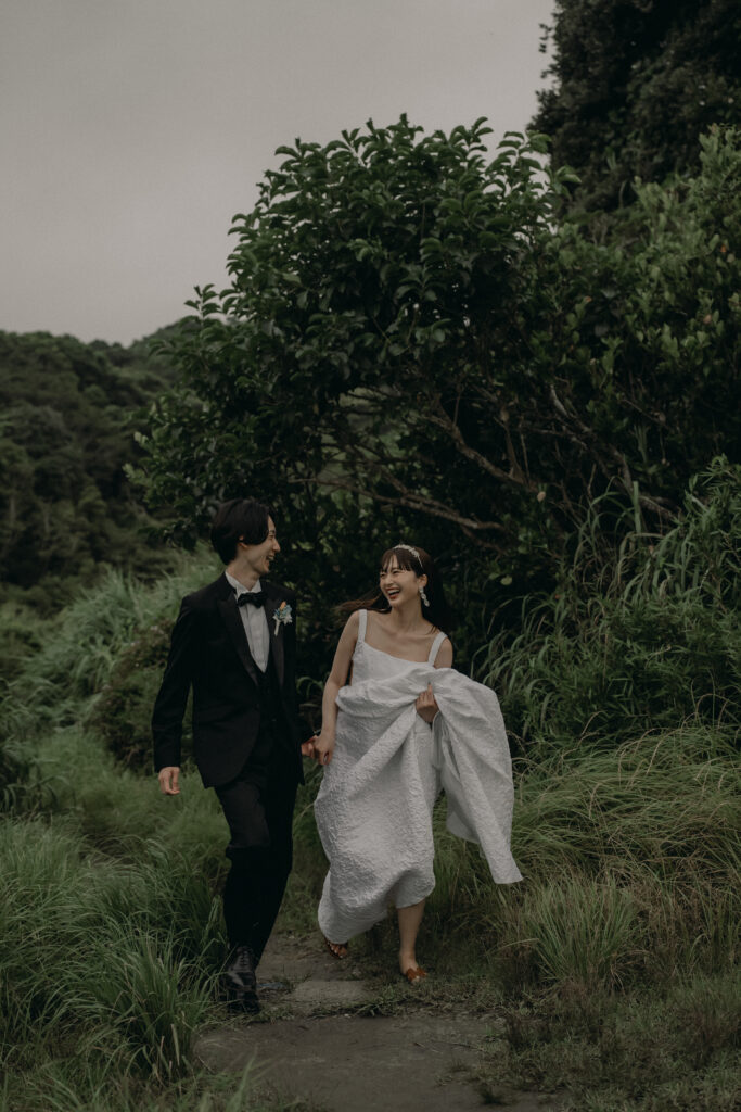 小浦海岸の前撮り事例