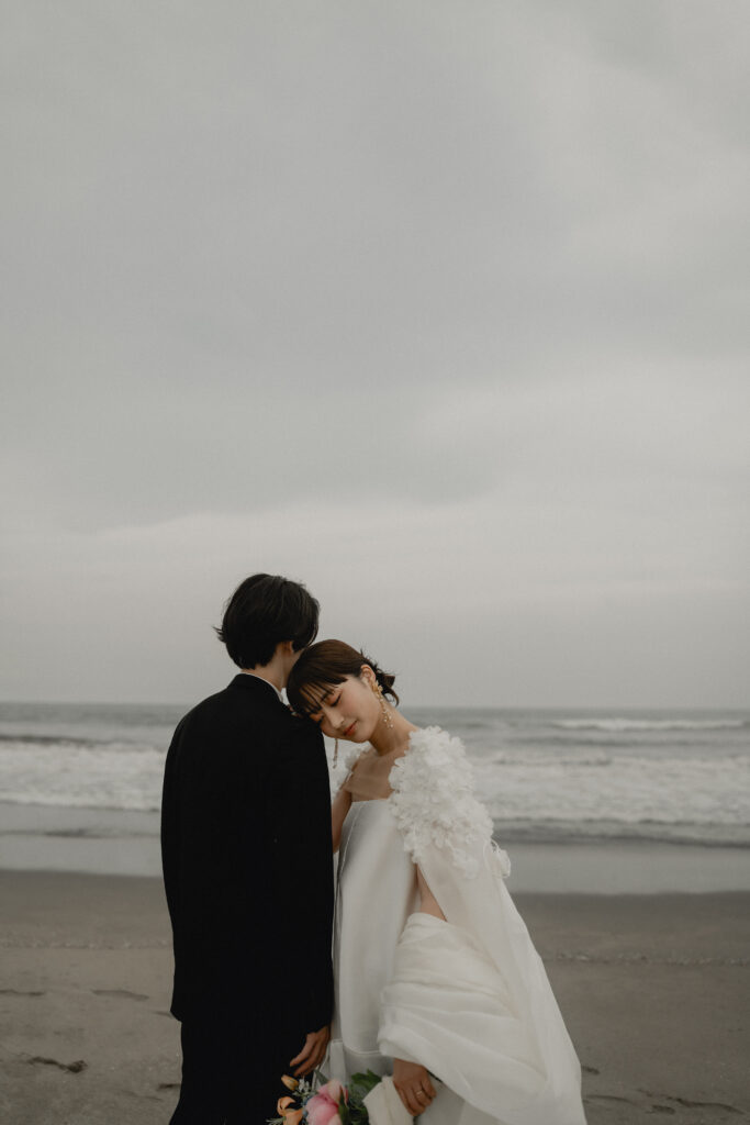 九十九里浜の前撮り事例