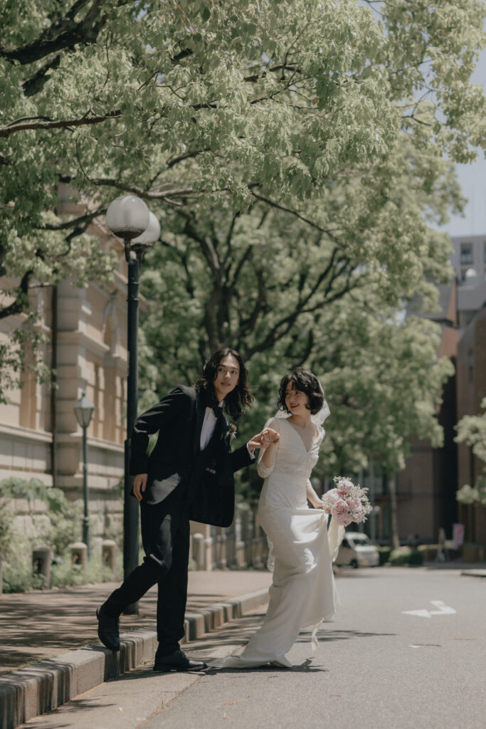 神戸元町旧居留地の前撮り事例