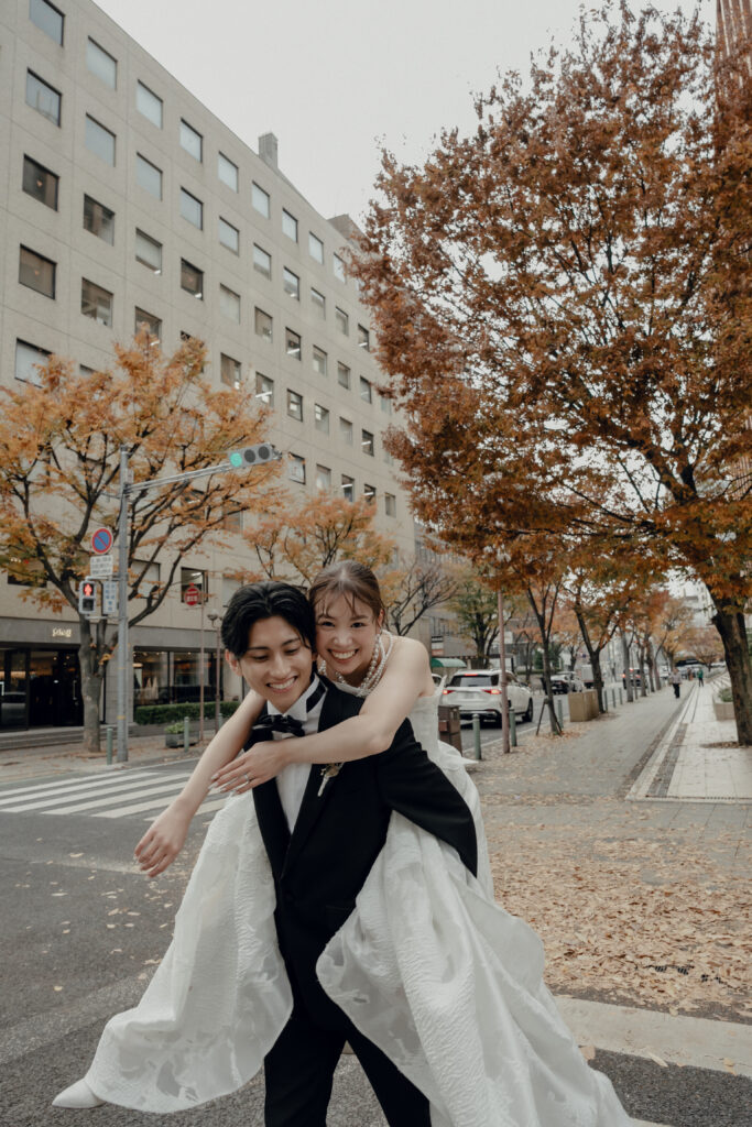 神戸元町旧居留地（MACHIRO)の前撮り事例