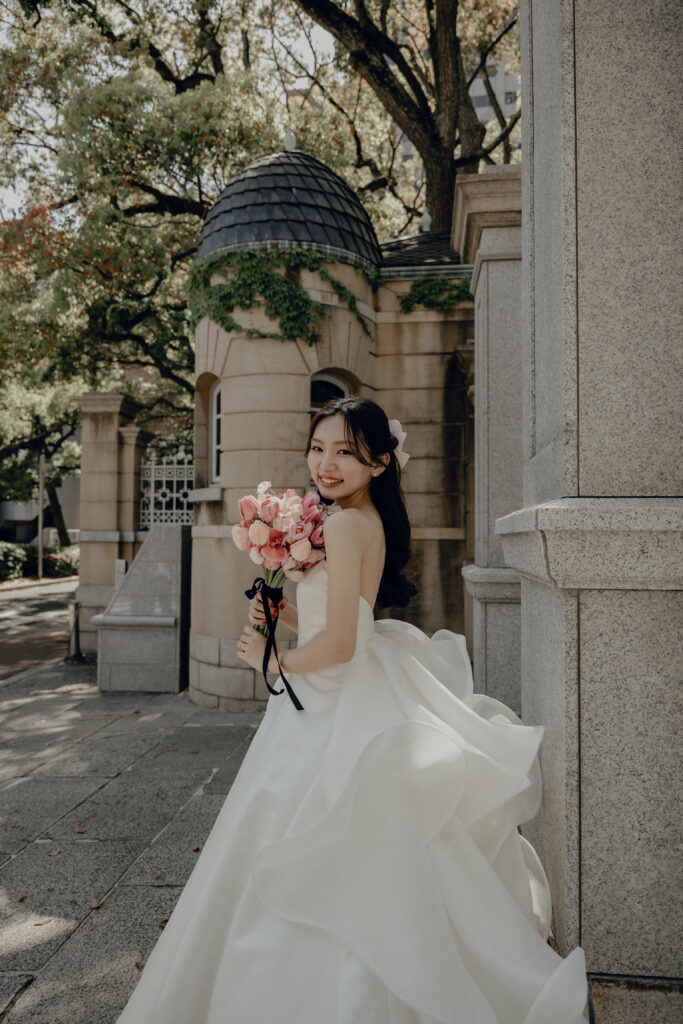 神戸県庁前（MACHIRO)の前撮り事例