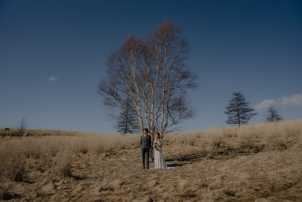 霧ヶ峰の前撮り事例