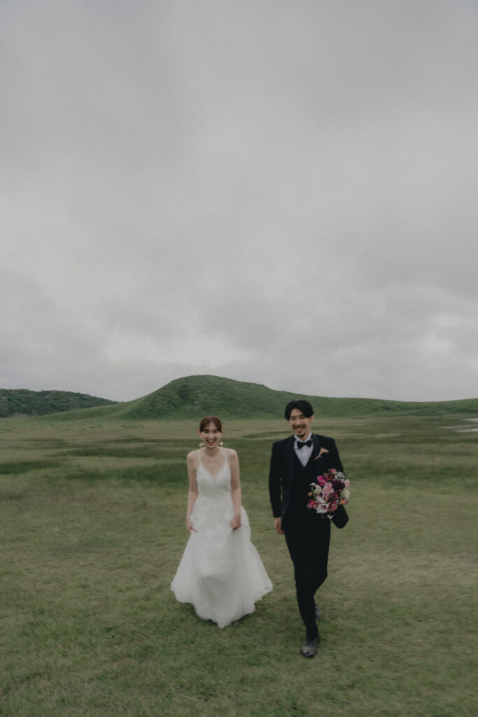 阿蘇（草千里ヶ浜）の前撮り事例