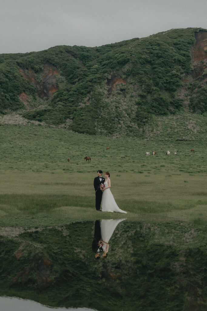 阿蘇（草千里ヶ浜）の前撮り事例