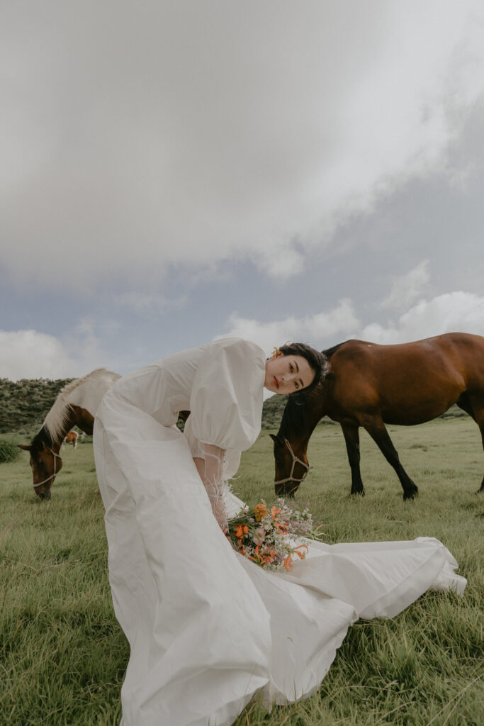 阿蘇（草千里ヶ浜）の前撮り事例