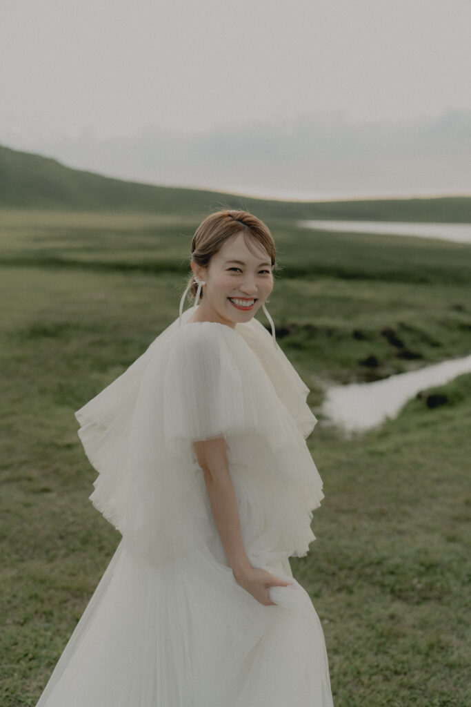 阿蘇（草千里ヶ浜）の前撮り事例