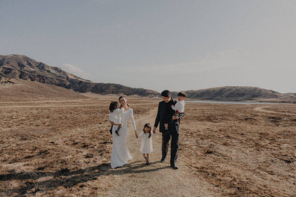 阿蘇（草千里ヶ浜）の前撮り事例