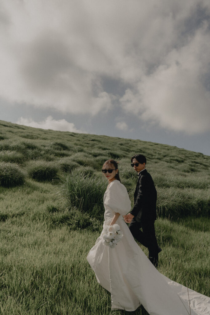 阿蘇（草千里ヶ浜）の前撮り事例