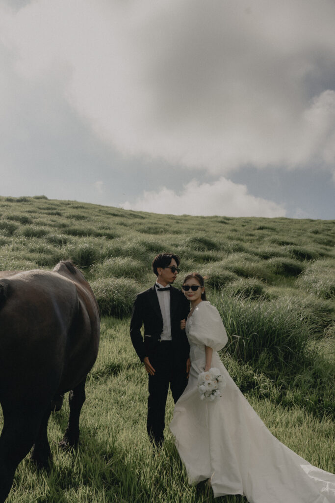 阿蘇（草千里ヶ浜）の前撮り事例