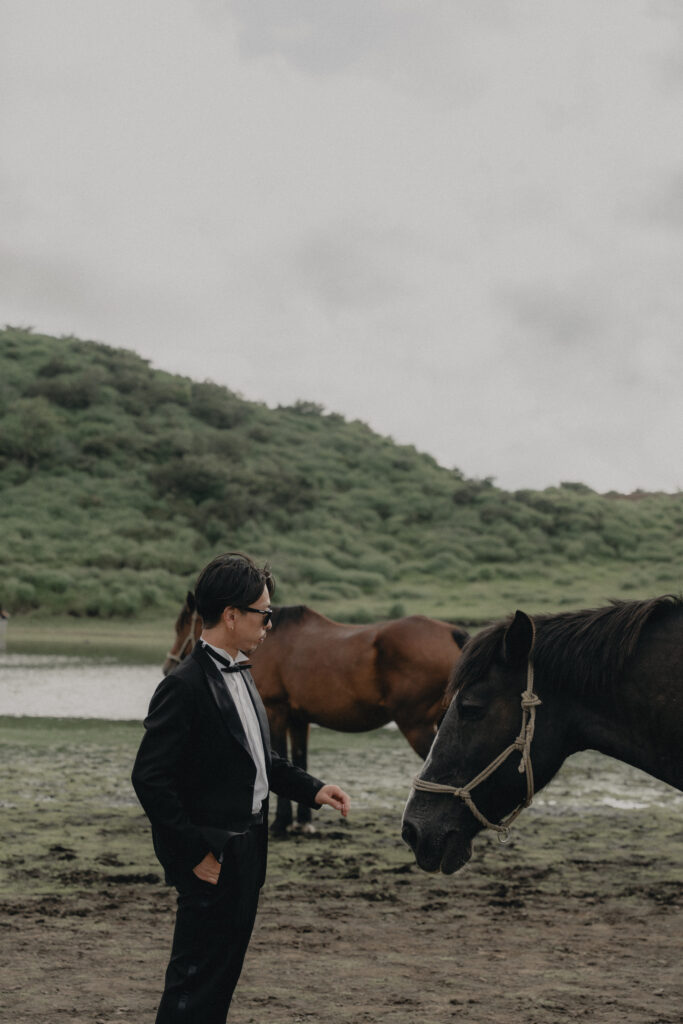 阿蘇（草千里ヶ浜）の前撮り事例