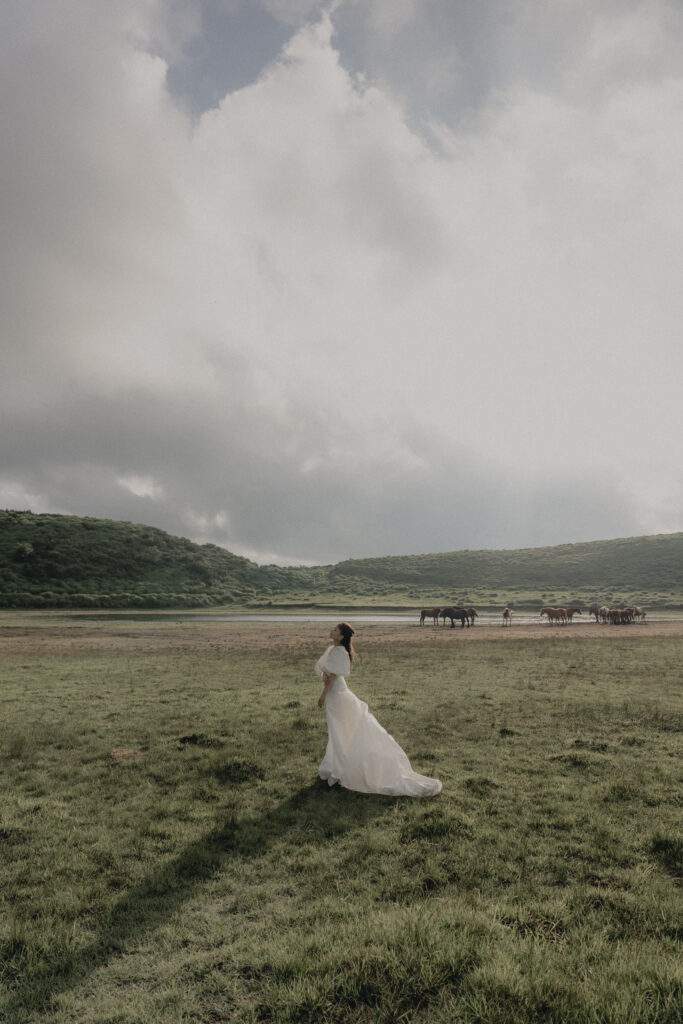 阿蘇（草千里ヶ浜）の前撮り事例