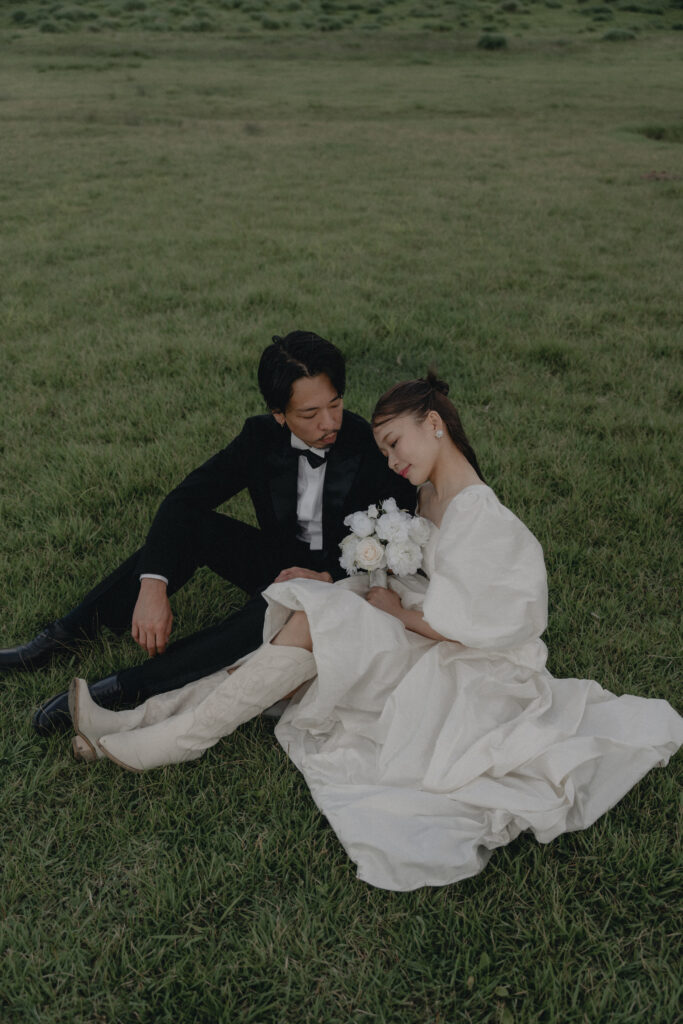 阿蘇（草千里ヶ浜）の前撮り事例