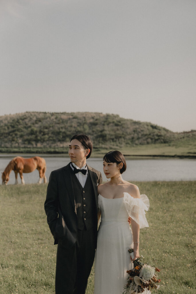 阿蘇（草千里ヶ浜）の前撮り事例