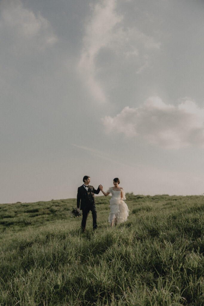 阿蘇（草千里ヶ浜）の前撮り事例