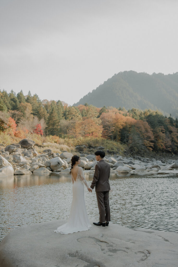寝覚めの床の前撮り事例