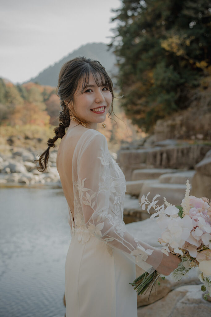 寝覚めの床の前撮り事例