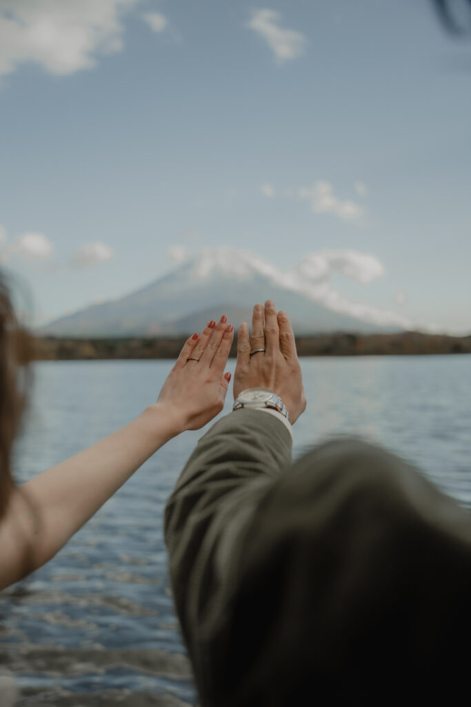 朝霧高原の前撮り事例