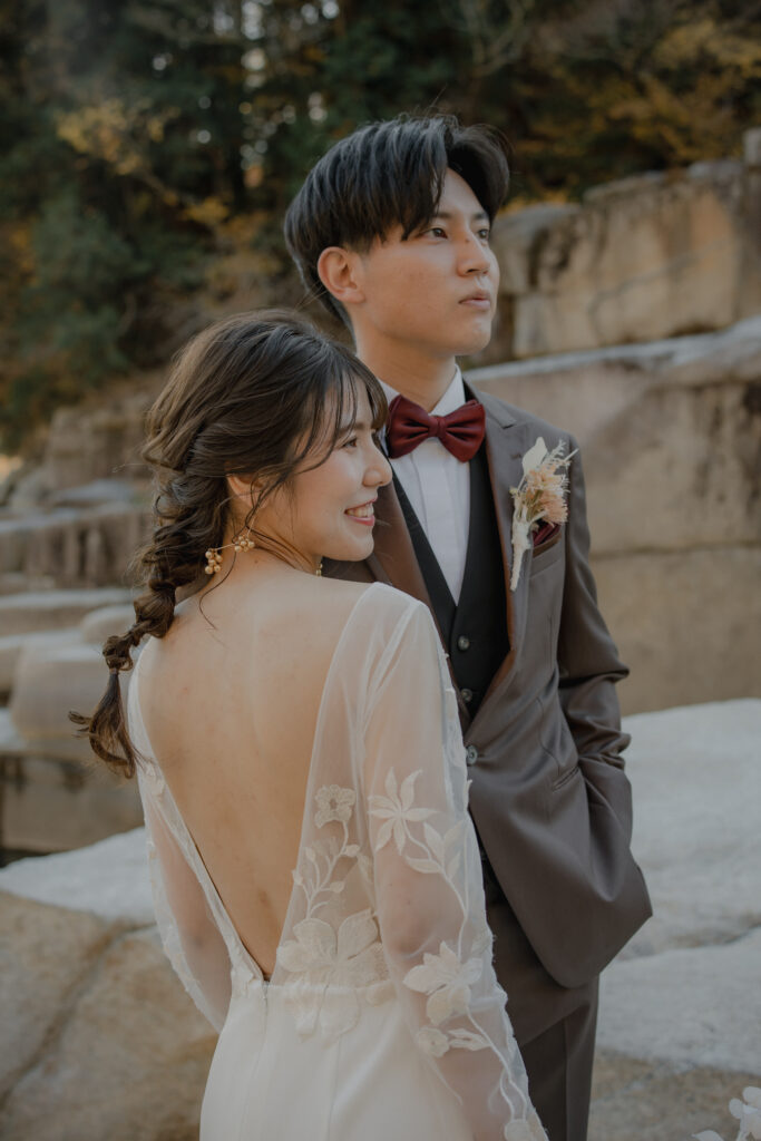 寝覚めの床の前撮り事例