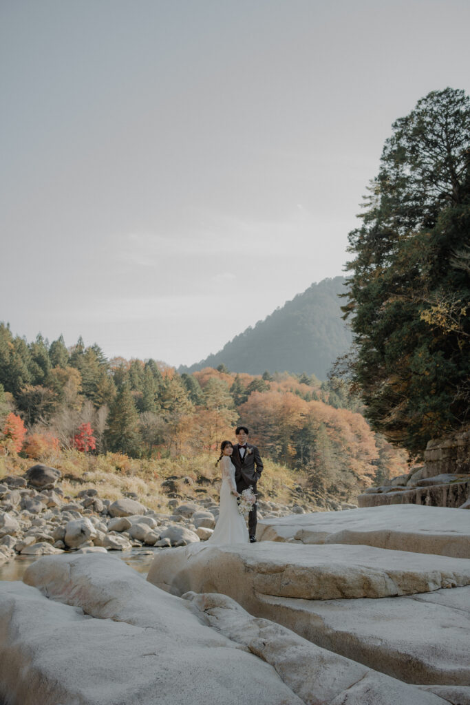 寝覚めの床の前撮り事例