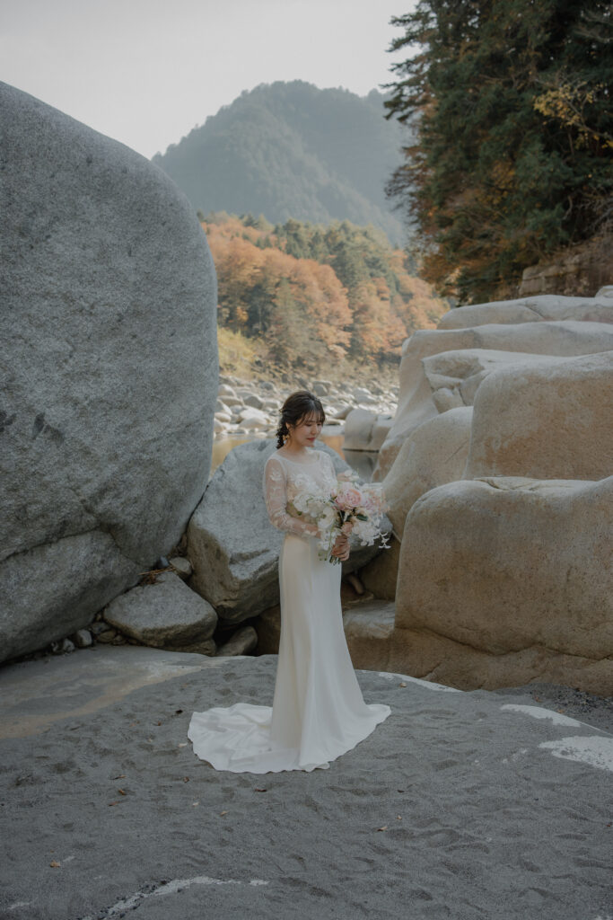 寝覚めの床の前撮り事例