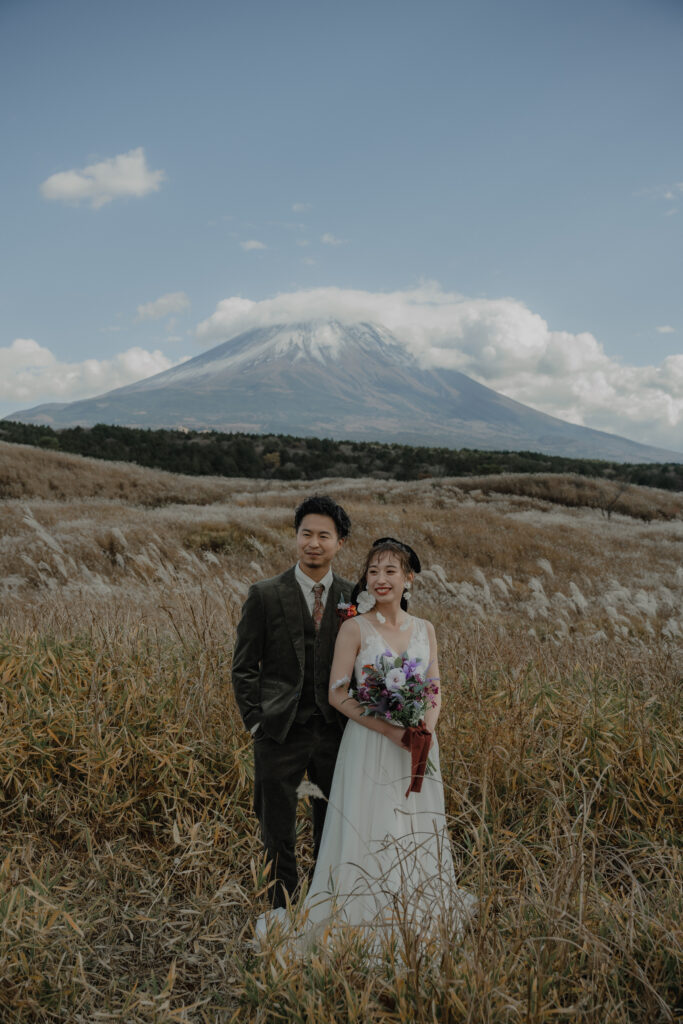 朝霧高原の前撮り事例