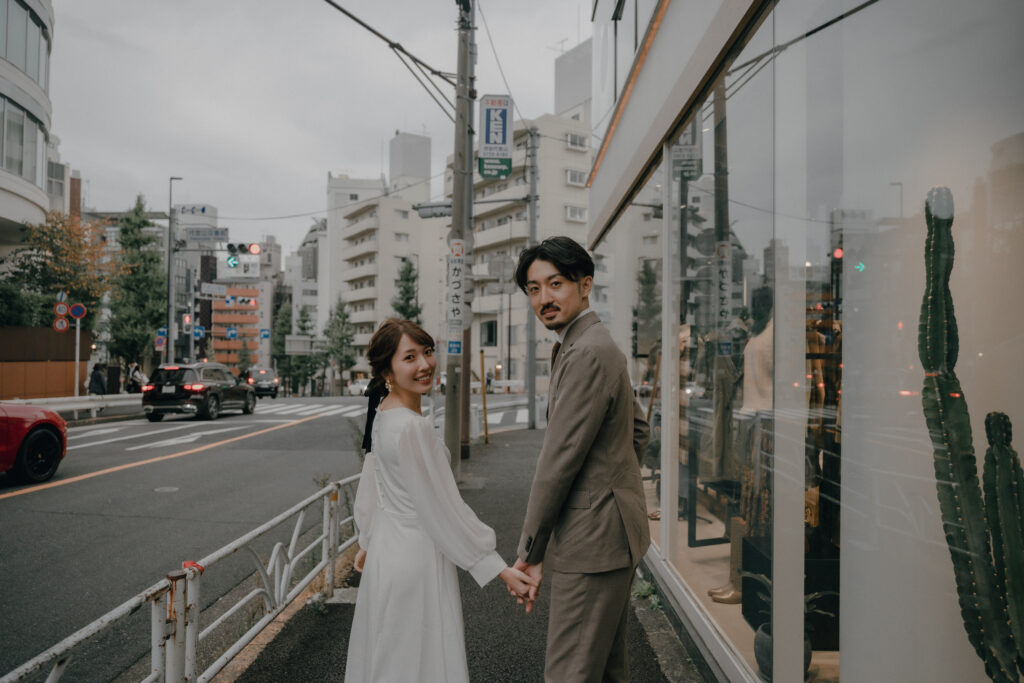 代官山の前撮り事例