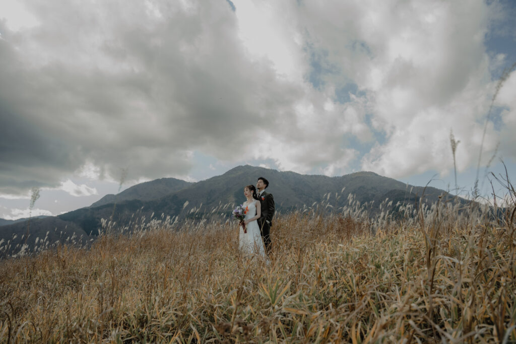 朝霧高原の前撮り事例