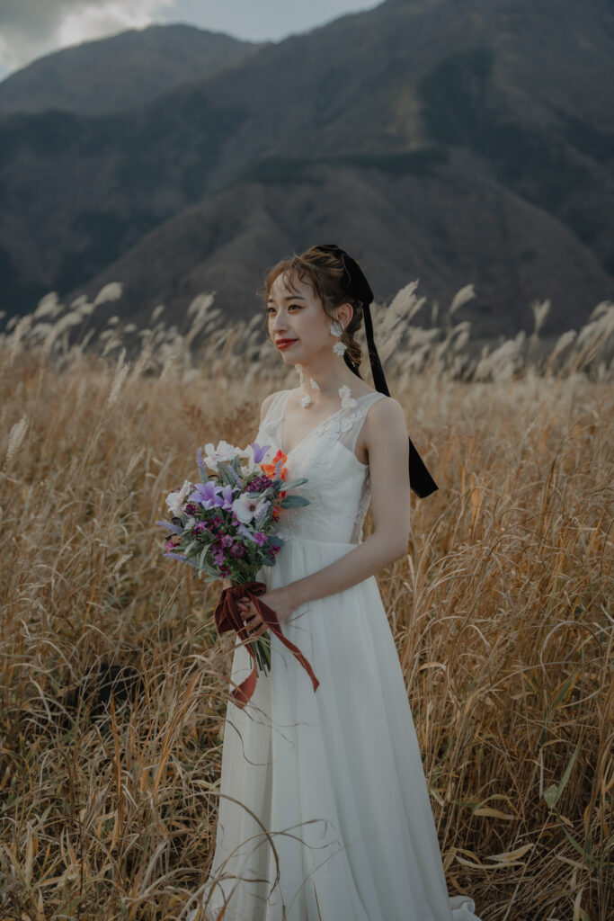 朝霧高原の前撮り事例