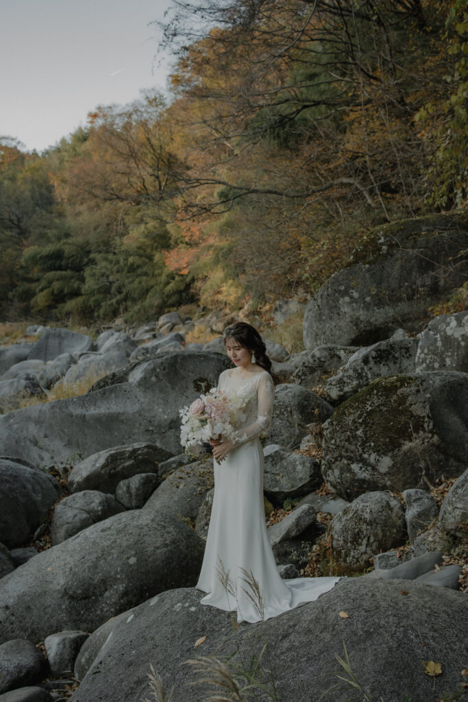 寝覚めの床の前撮り事例