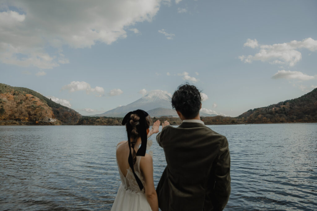 朝霧高原の前撮り事例