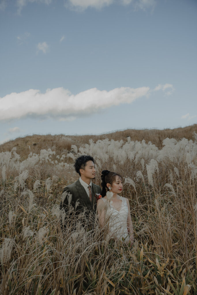 朝霧高原の前撮り事例