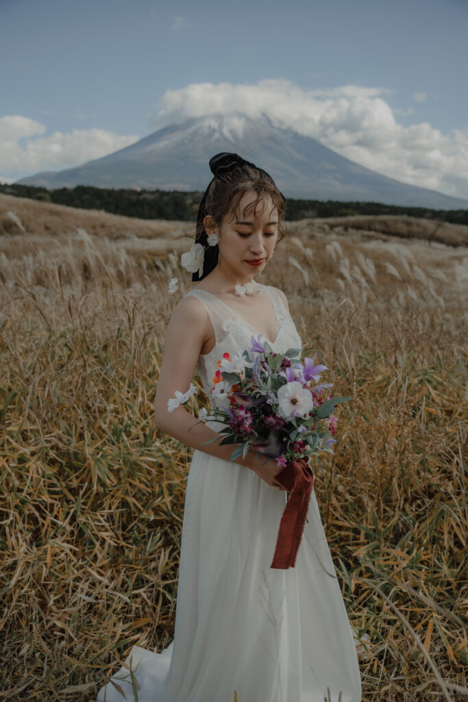 朝霧高原の前撮り事例