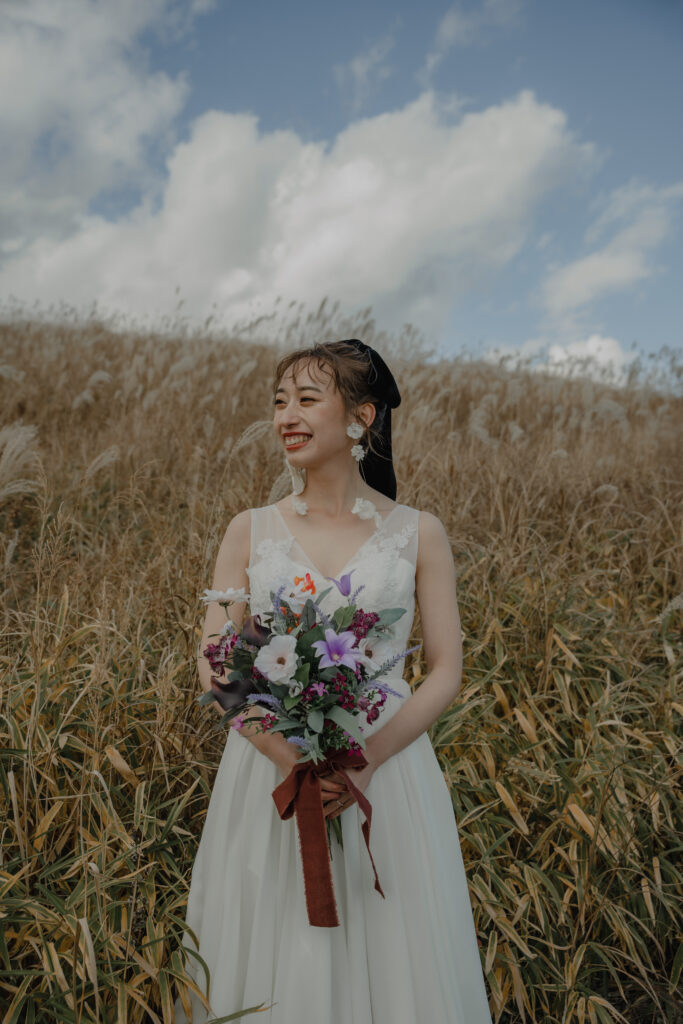 朝霧高原の前撮り事例