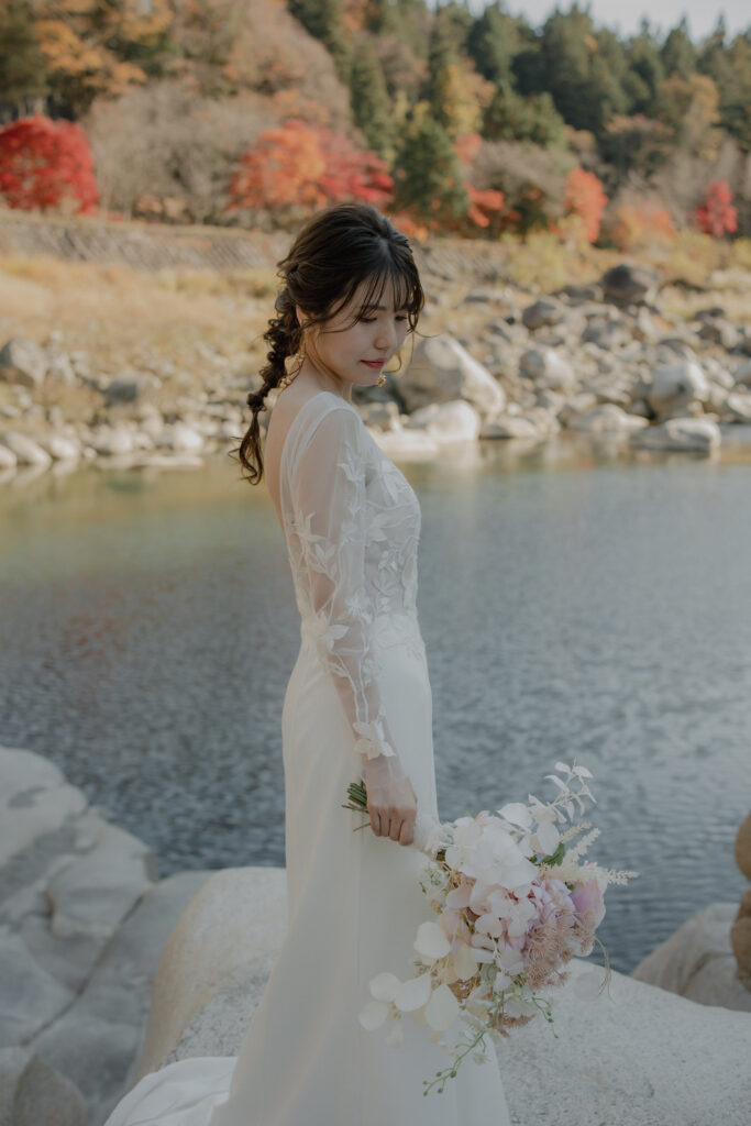 寝覚めの床の前撮り事例