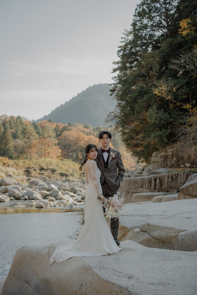 寝覚めの床の前撮り事例