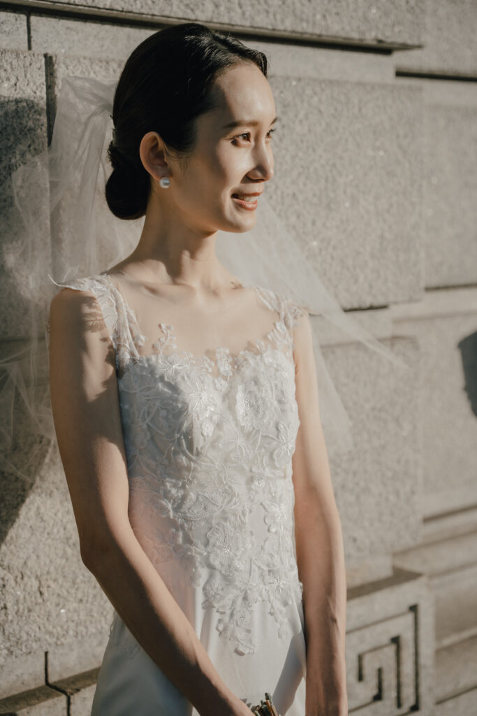 丸の内の前撮り事例