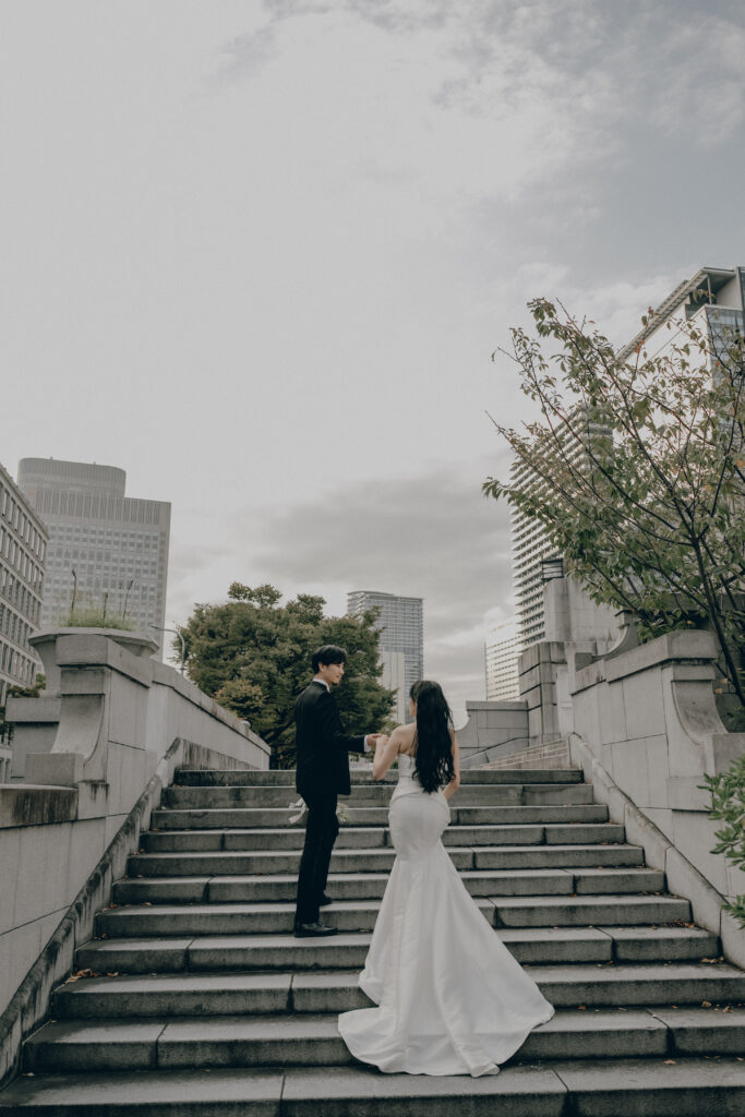 中之島の前撮り事例