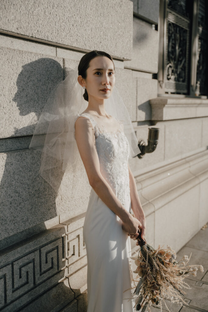 丸の内の前撮り事例