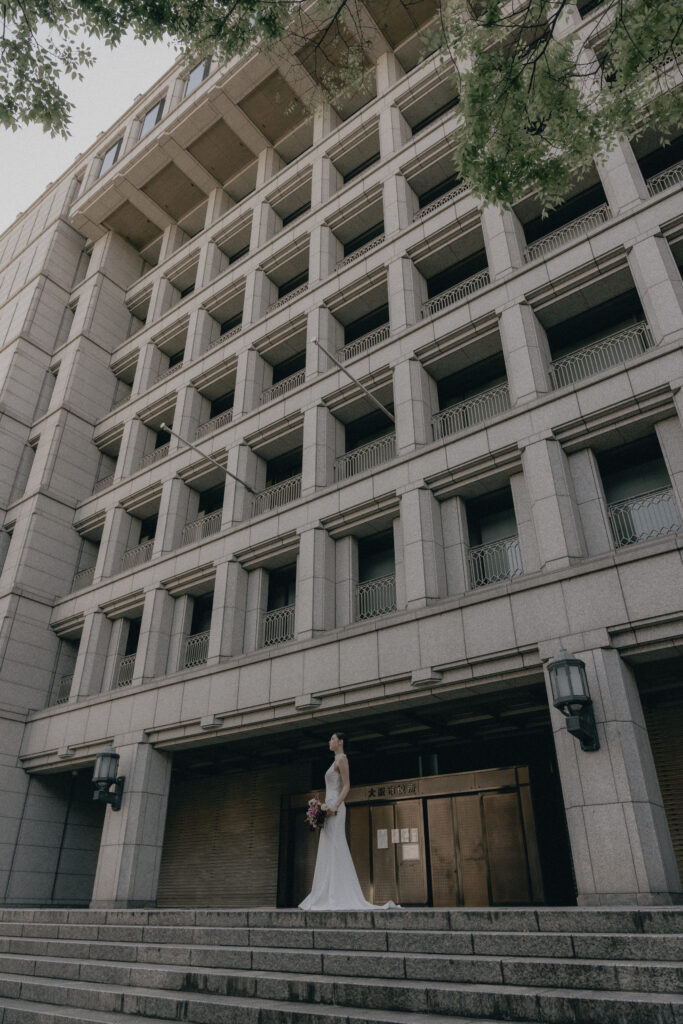 中之島の前撮り事例