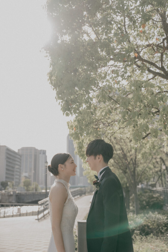 中之島の前撮り事例