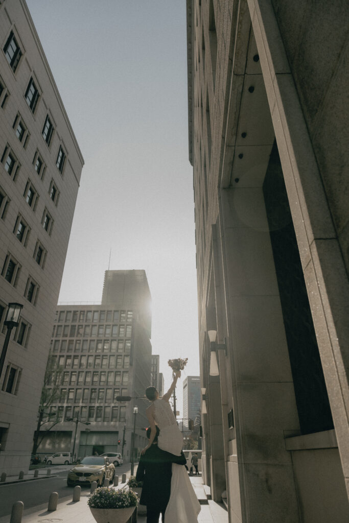 中之島の前撮り事例