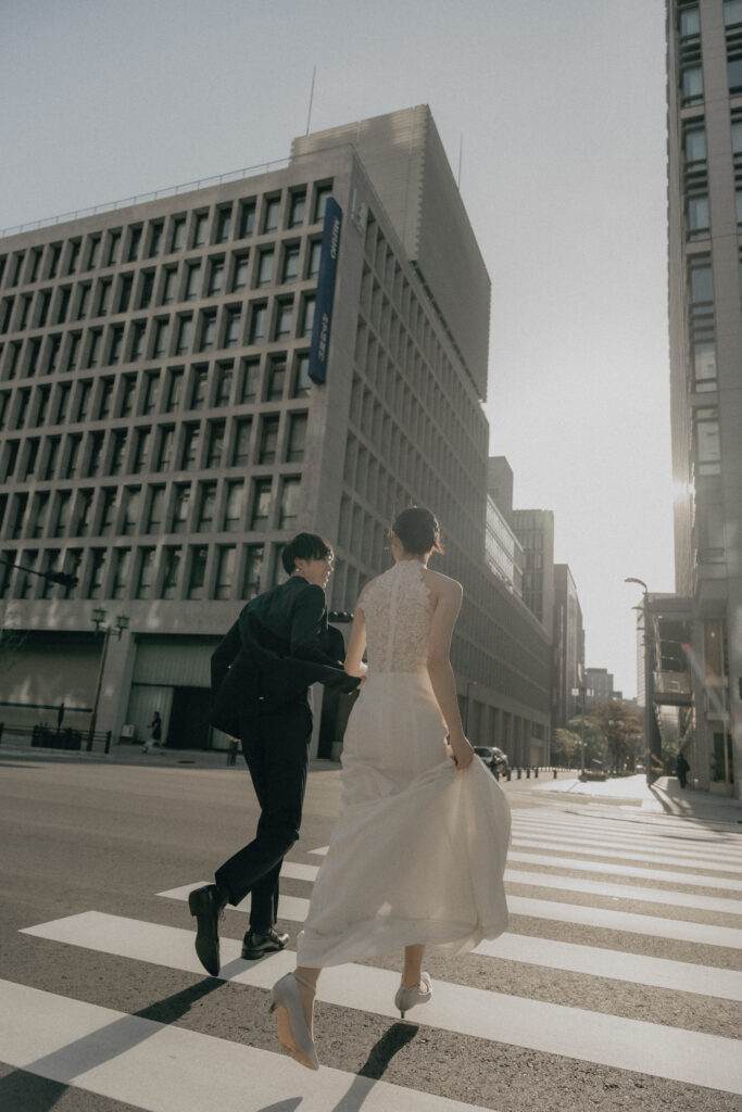 中之島の前撮り事例