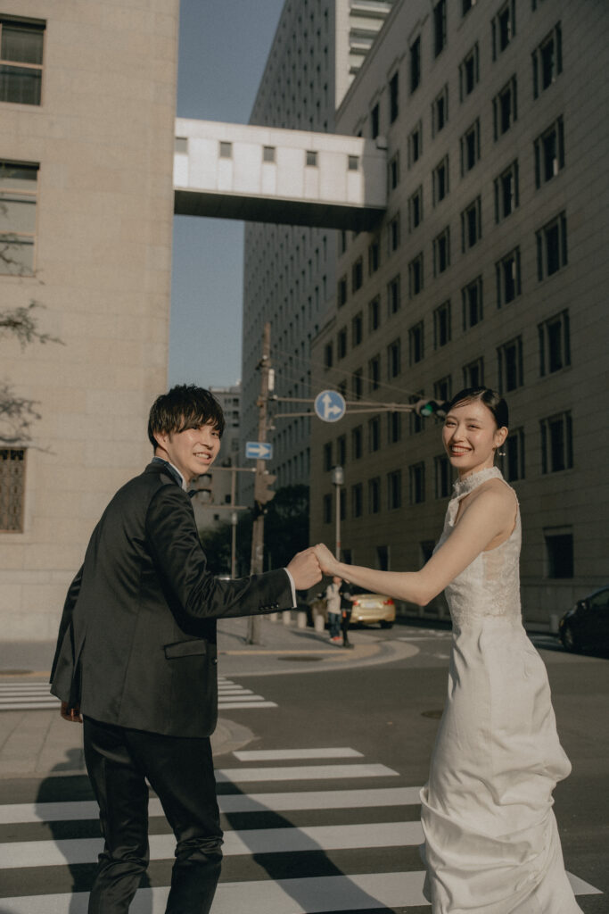 中之島の前撮り事例