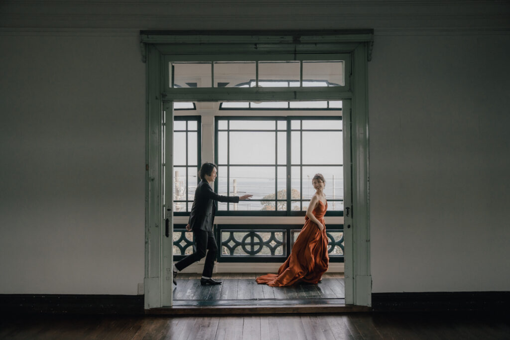 旧グッゲンハイム邸の前撮り事例