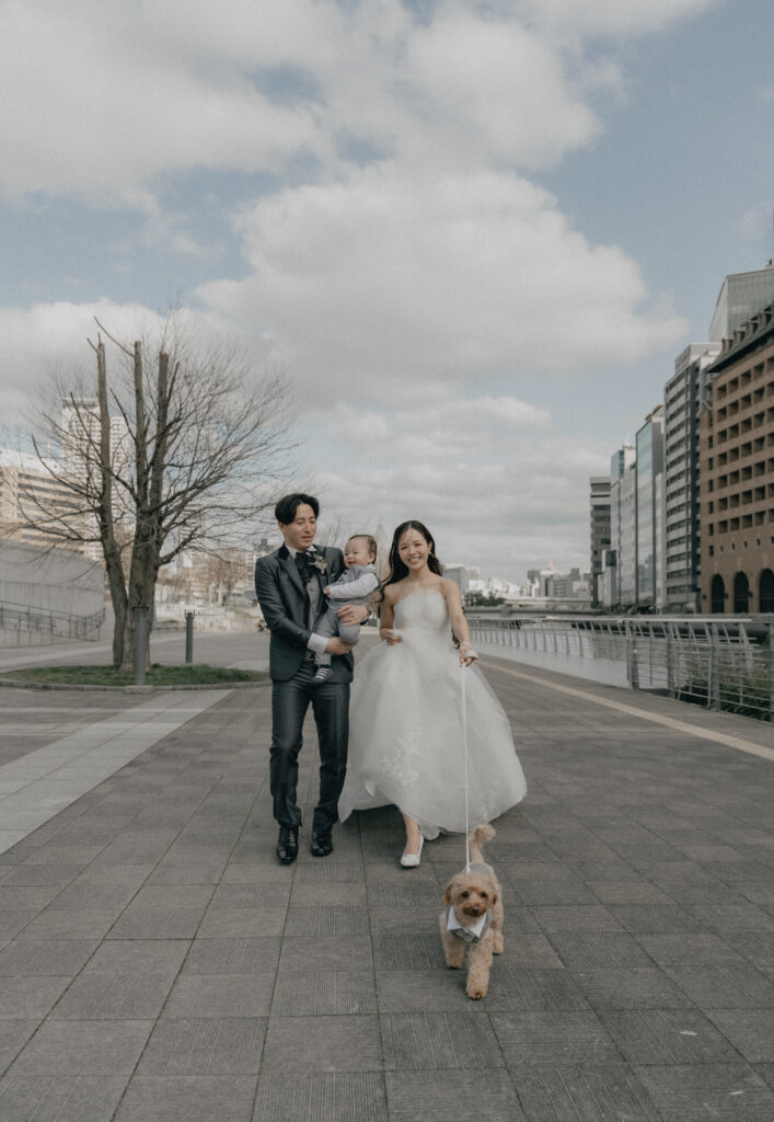 中之島の前撮り事例